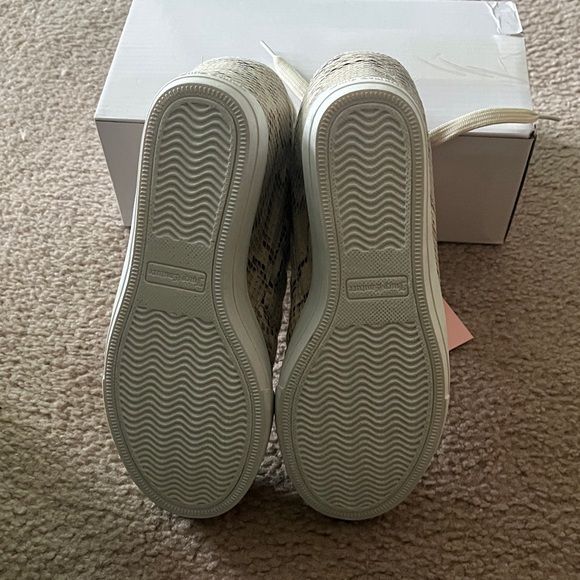 NWT- Juicy Couture Women's Snakeskin Wedge Sneakers - Picture 3 of 6